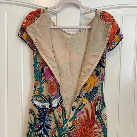 Naeem Khan beaded and sequin embroidered colorful mini dress size small - Picture 11 of 12